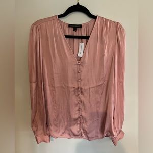 Banana Republic Mauve Blouse Size M